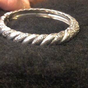 Brighton silver rope bracelet